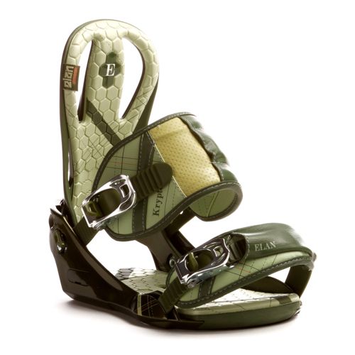 Elan Krypton Green Snowboard Bindings